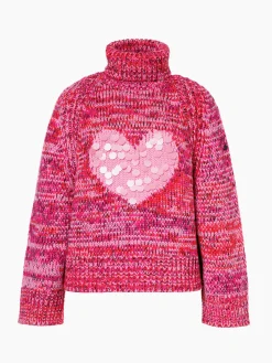 Goldbergh AIMEE Long Sleeve Knit Sweater flame/pink