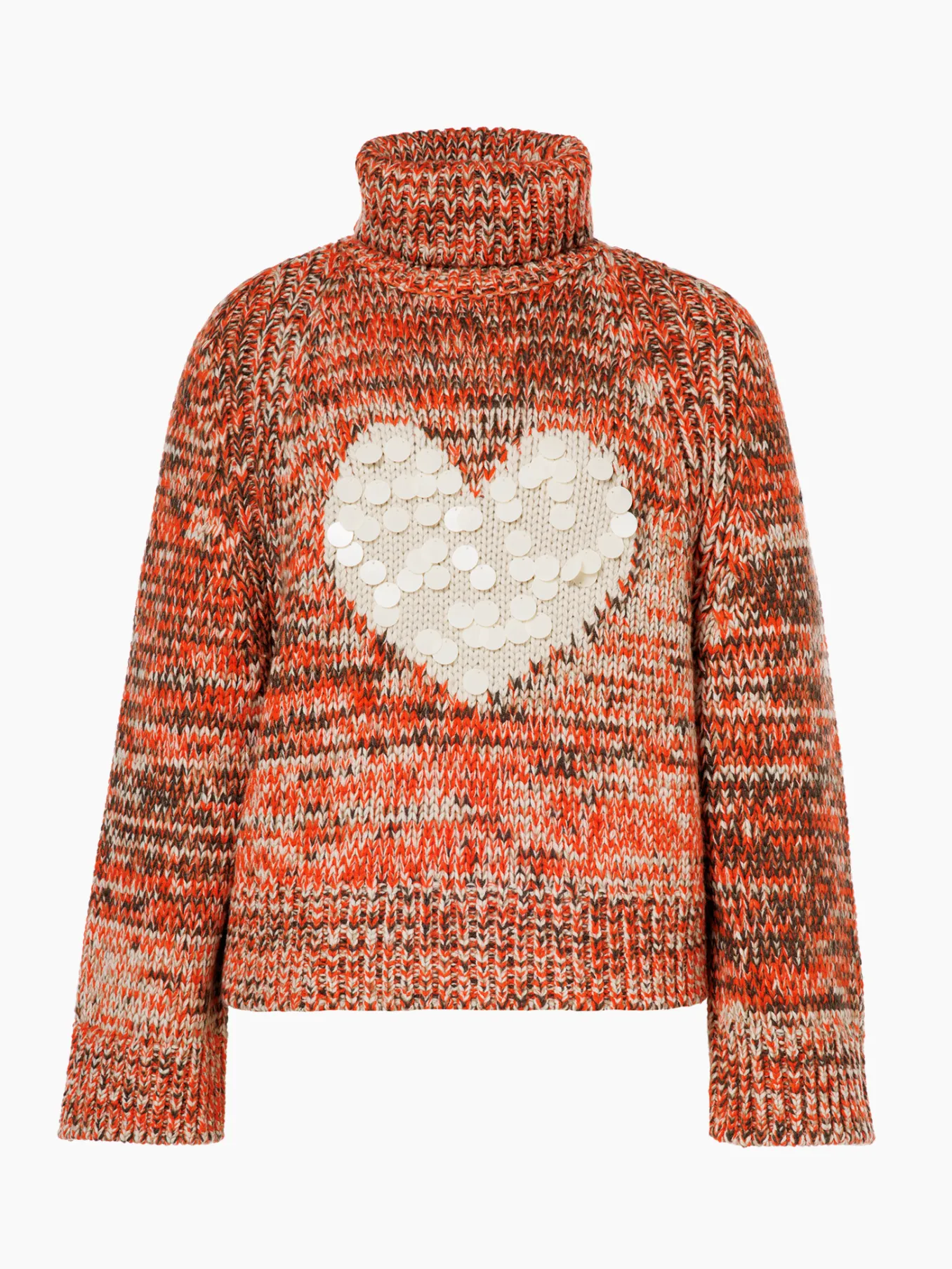 Goldbergh AIMEE Long Sleeve Knit Sweater army/orange Sale
