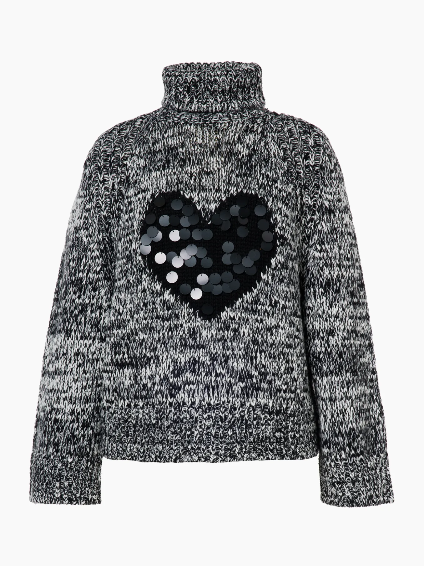Goldbergh AIMEE Long Sleeve Knit Sweater black/cream