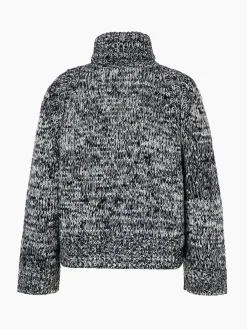 Goldbergh AIMEE Long Sleeve Knit Sweater black/cream