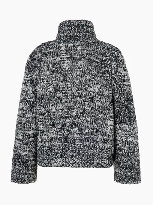 Goldbergh AIMEE Long Sleeve Knit Sweater black/cream