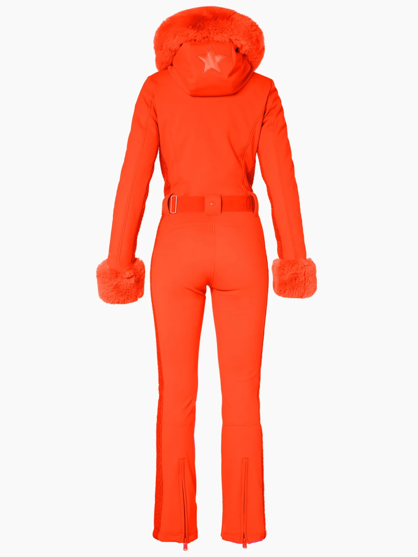Goldbergh ANGELE FAUX BORDER Ski Suit Orange Discount