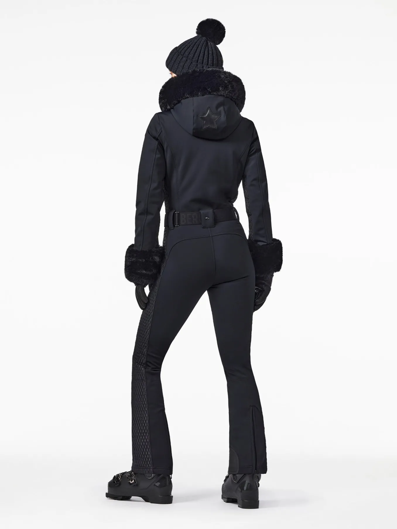 Goldbergh ANGELE FAUX BORDER Ski Suit black Clearance