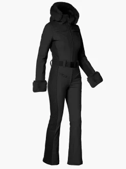 Goldbergh ANGELE FAUX BORDER Ski Suit black Clearance