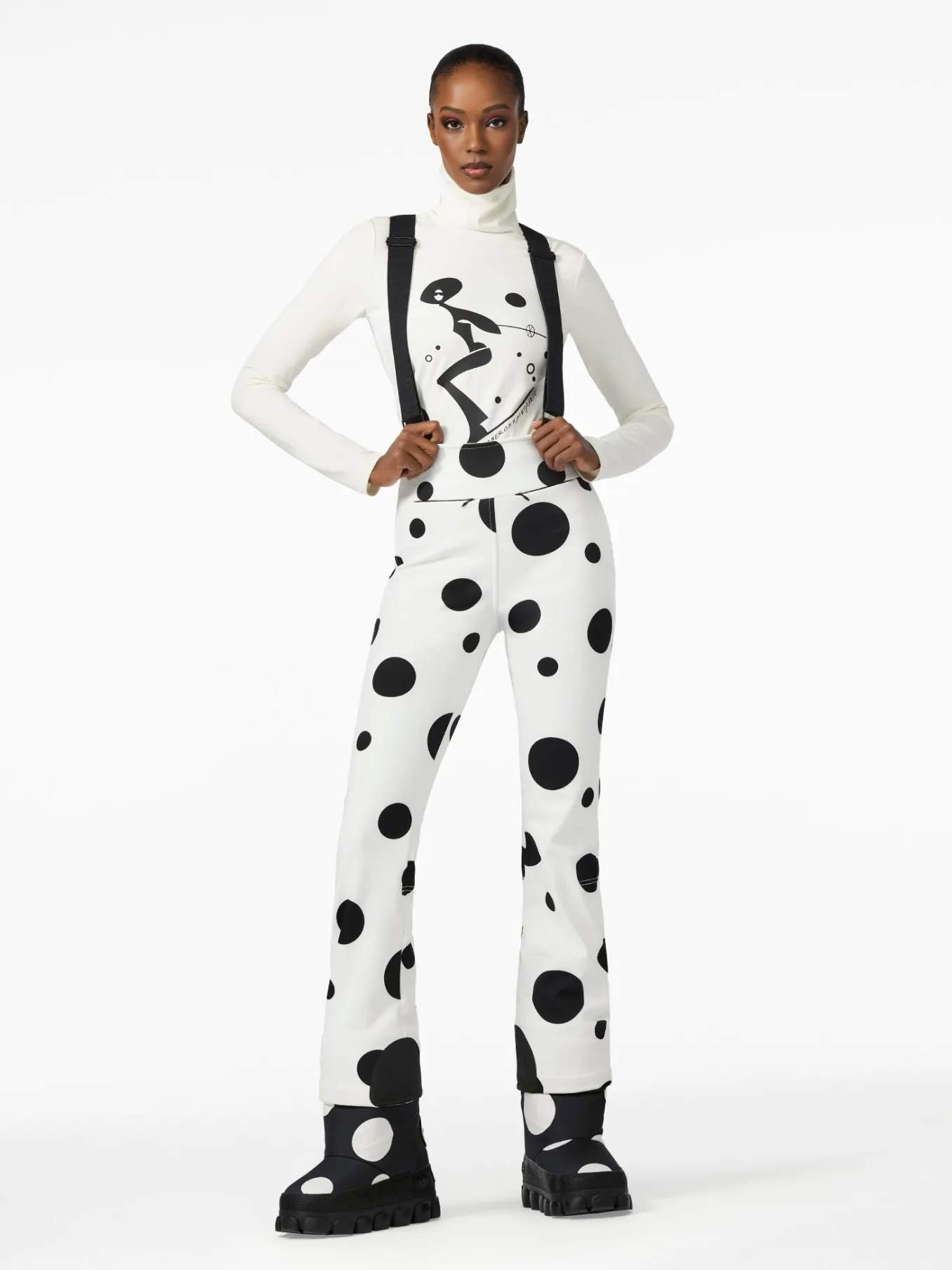Goldbergh BALLON Ski Pants dot cream Hot