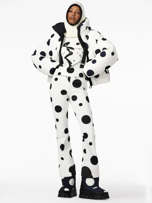 Goldbergh BALLON Ski Pants dot cream Hot