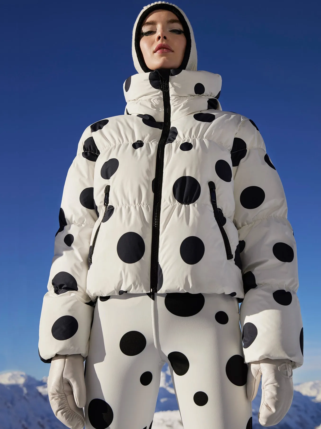 Goldbergh BALLON Ski Pants dot cream Hot