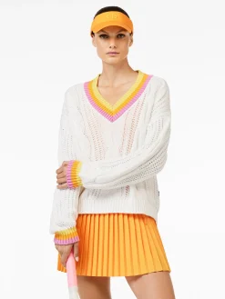 Goldbergh CABLE Knit Sweater white