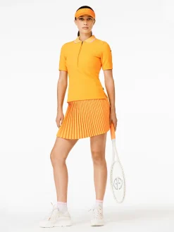Goldbergh CASSIA Short Sleeve Top papaya