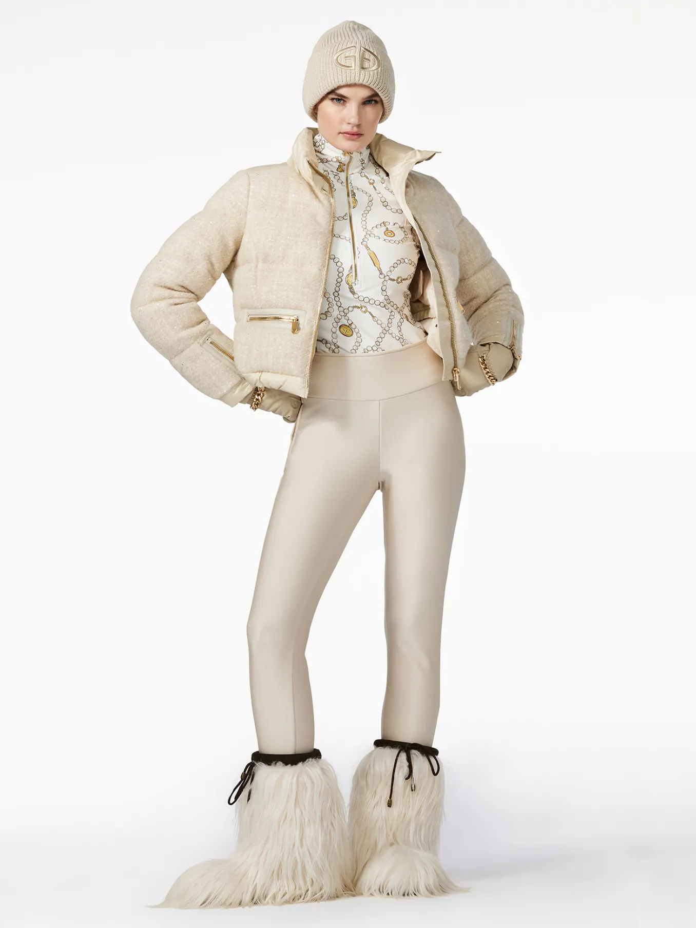 Goldbergh CHAMONIX Ski Jacket cream Clearance