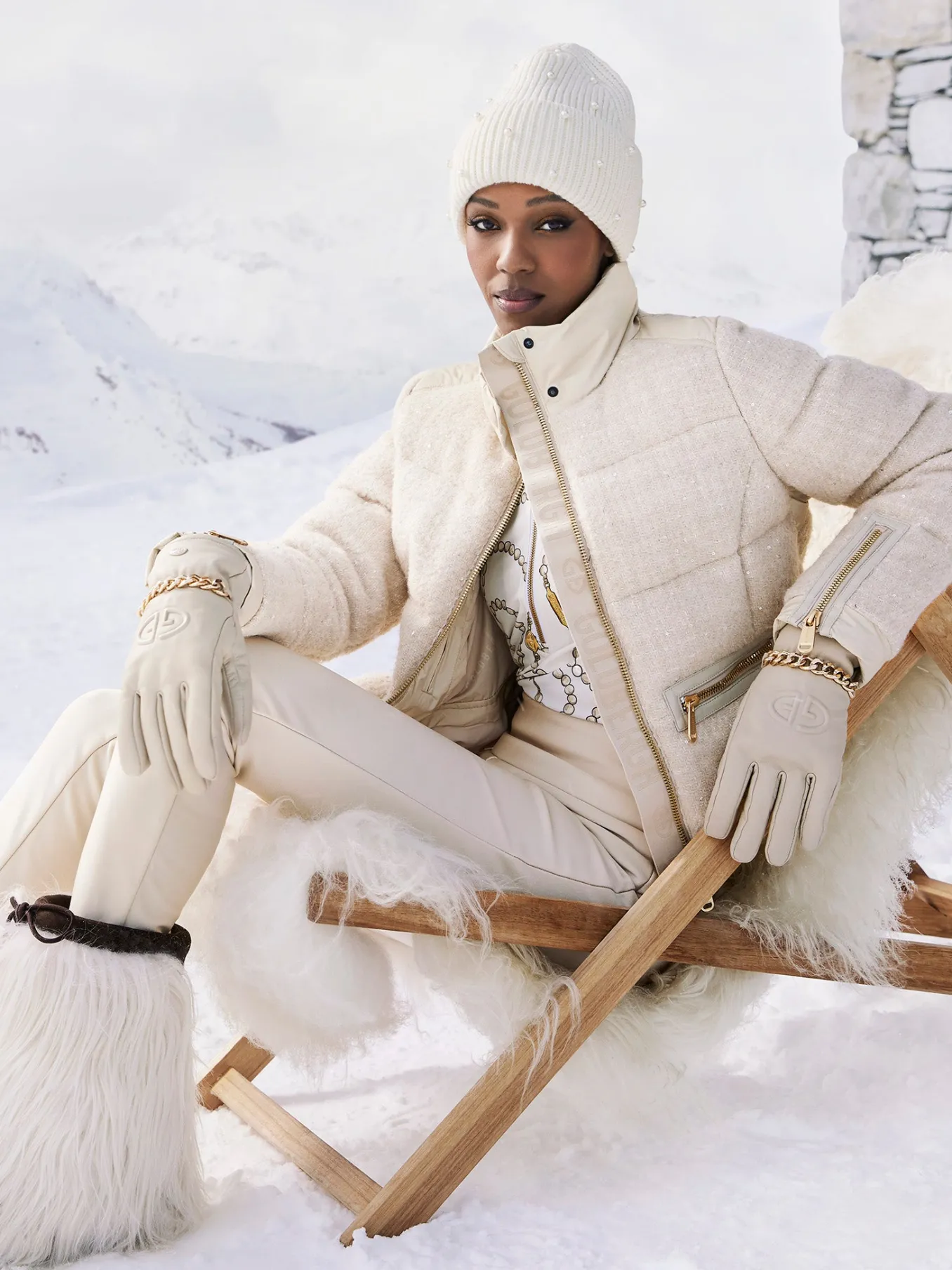 Goldbergh CHAMONIX Ski Jacket cream Clearance