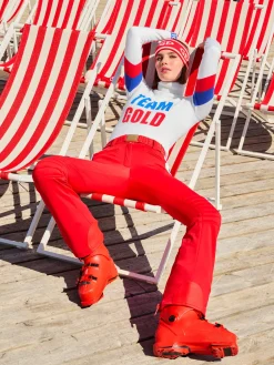 Goldbergh CHAMP Long Sleeve Knit Sweater white Best