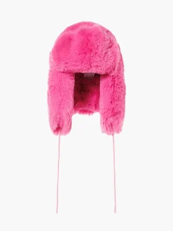 Goldbergh CHER Fluffy Aviator Hat passion pink