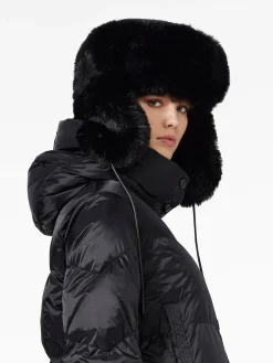 Goldbergh CHER Fluffy Aviator Hat black Discount