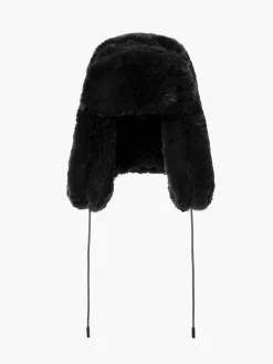Goldbergh CHER Fluffy Aviator Hat black Discount
