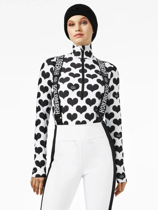 Goldbergh CHÉRIE Ski Pully white/black Best