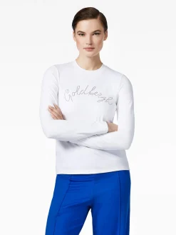 Goldbergh CLASSIC Long Sleeve Tee white Clearance