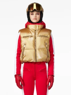 Goldbergh ÉCLAT Ski Bodywarmer gold Best