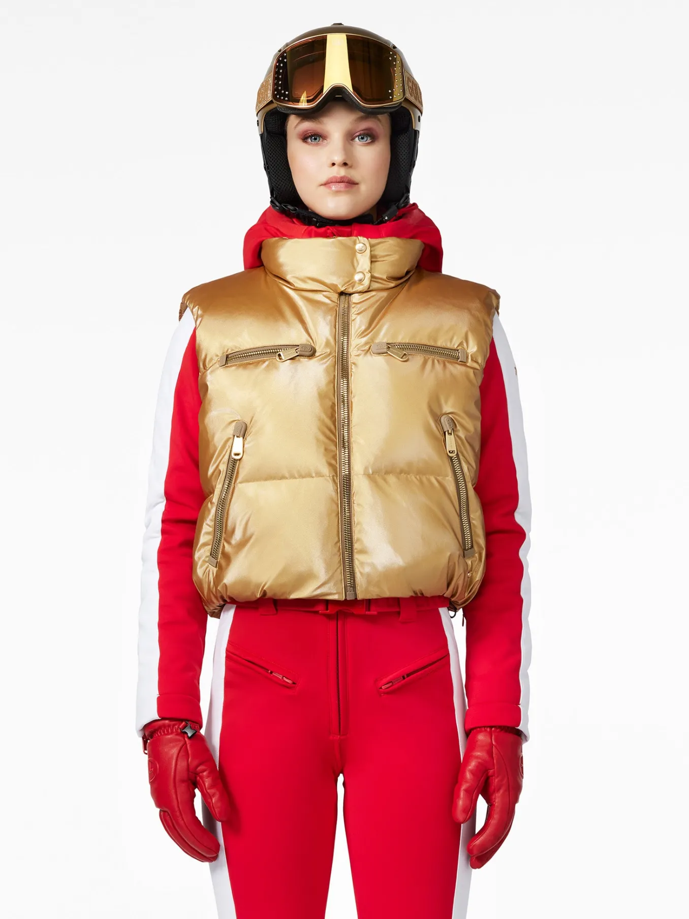 Goldbergh ÉCLAT Ski Bodywarmer gold Best