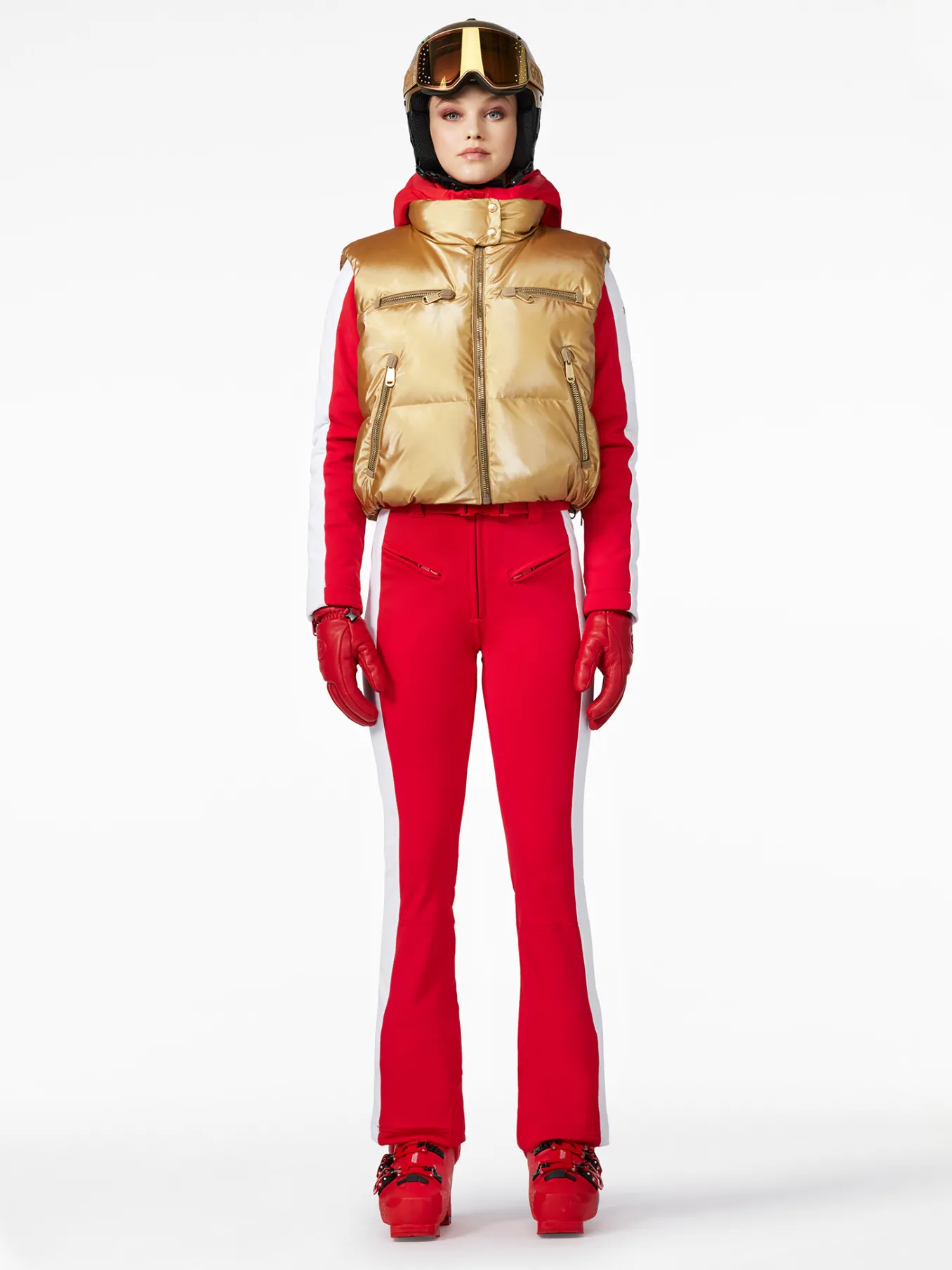 Goldbergh ÉCLAT Ski Bodywarmer gold Best