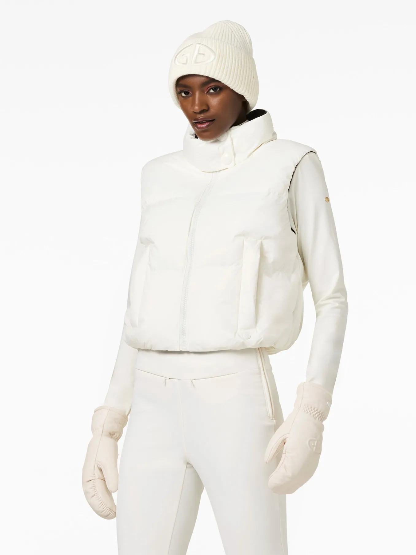 Goldbergh CÂLIN Ski Bodywarmer cream Hot