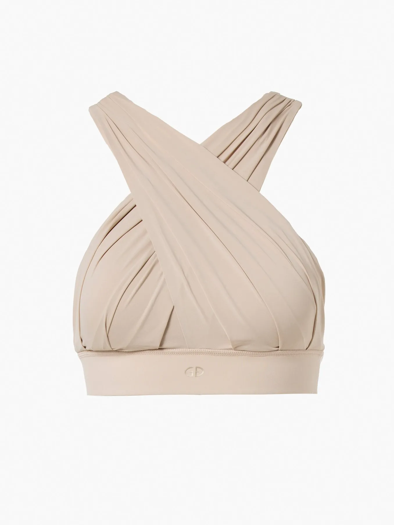 Goldbergh DRAPE Bra white sand Best