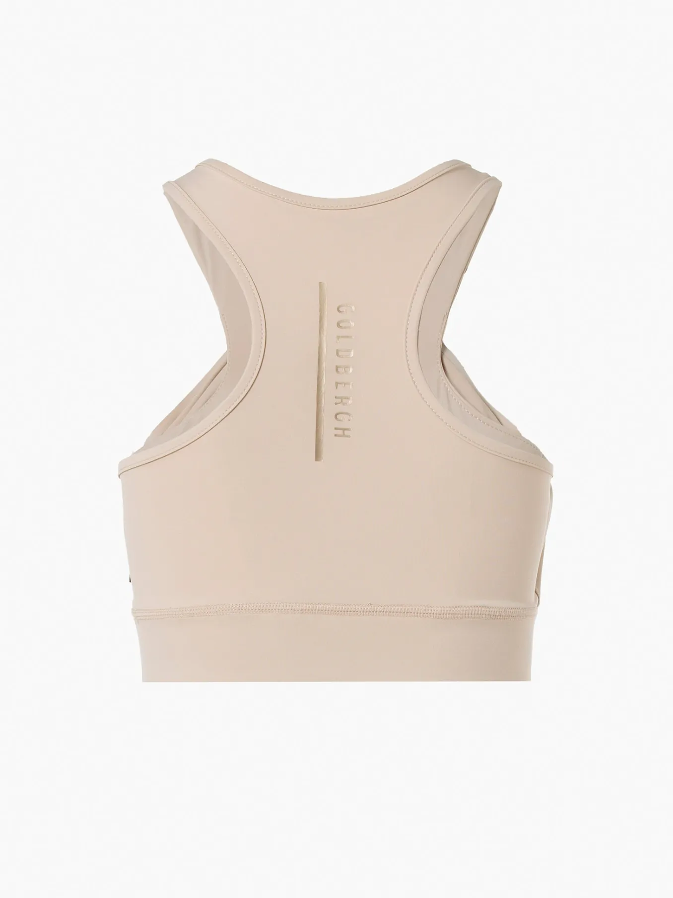 Goldbergh DRAPE Bra white sand Best
