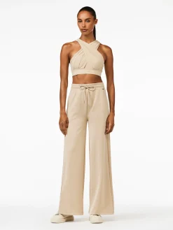 Goldbergh DRAPE Bra white sand Best