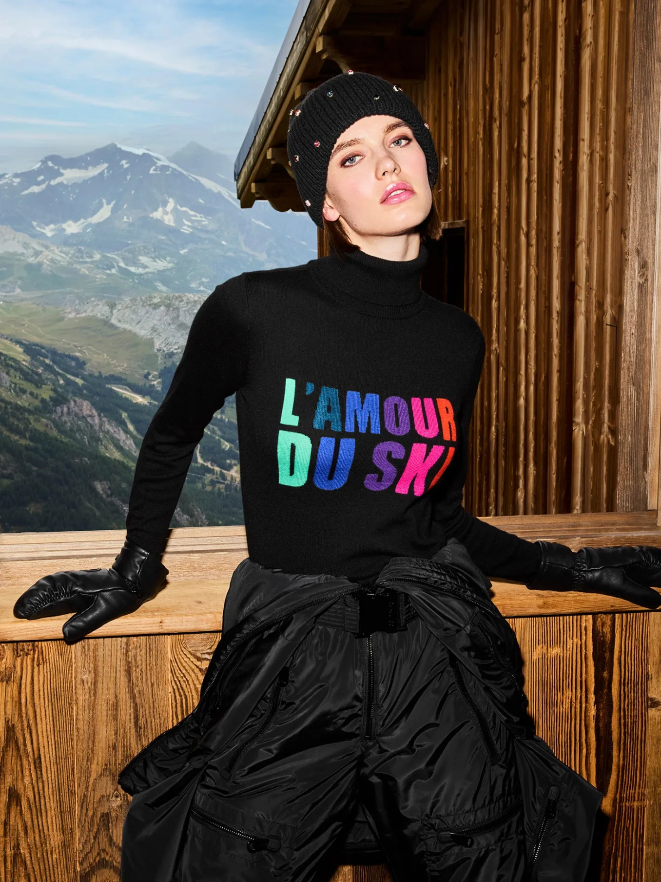 Goldbergh DREAM Beanie black multi Clearance