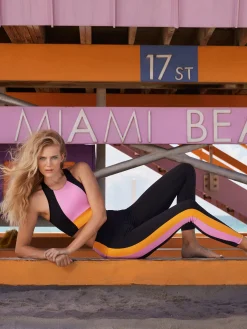 Goldbergh FACADE Bra pink/papaya