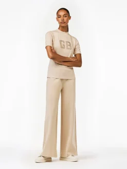 Goldbergh FELICITY Short Sleeve Top white sand