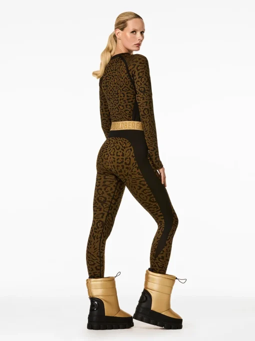 Goldbergh Feline Baselayer Long Sleeve Jaguar New