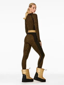 Goldbergh Feline Baselayer Long Sleeve Jaguar New