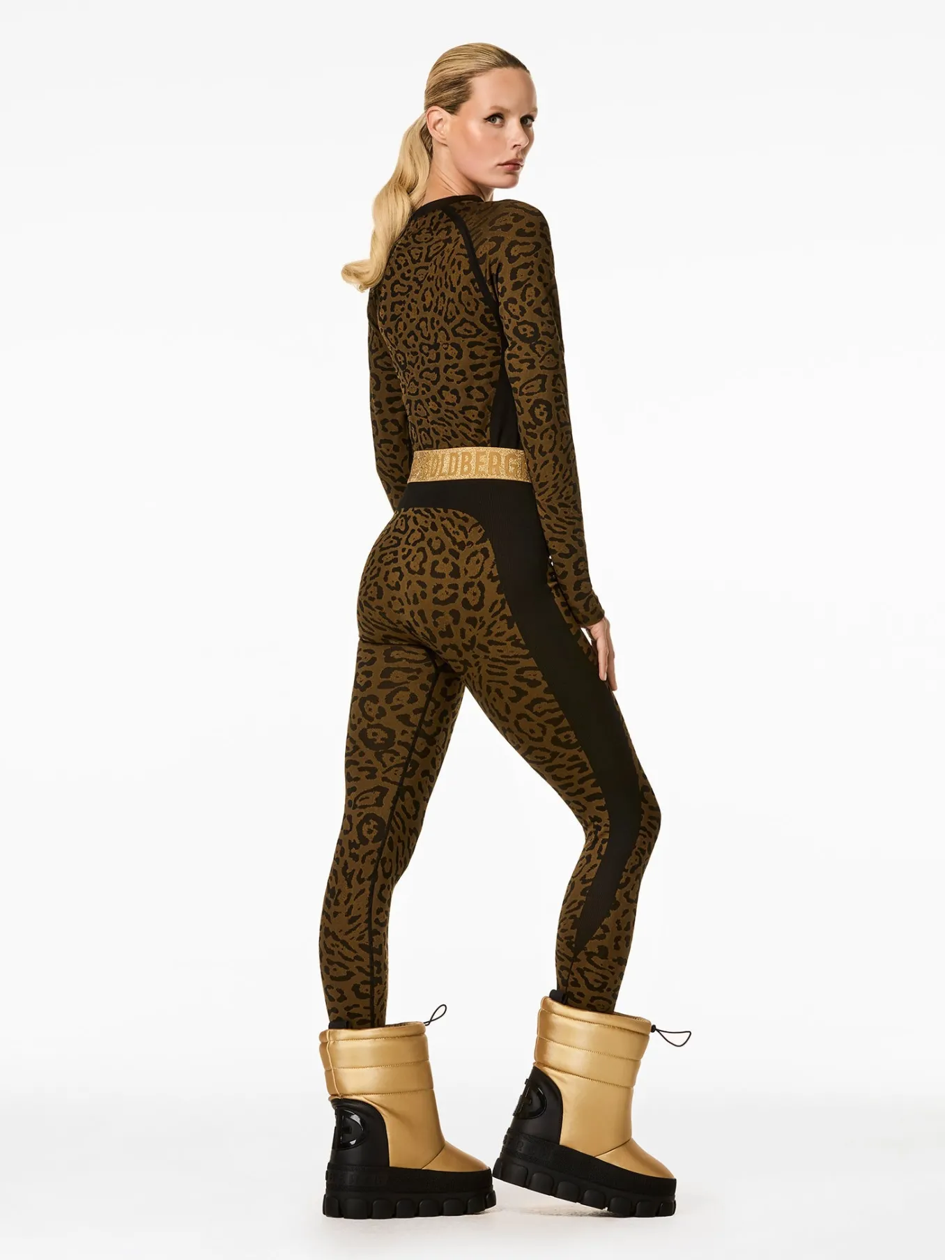 Goldbergh Feline Baselayer Long Sleeve Jaguar New