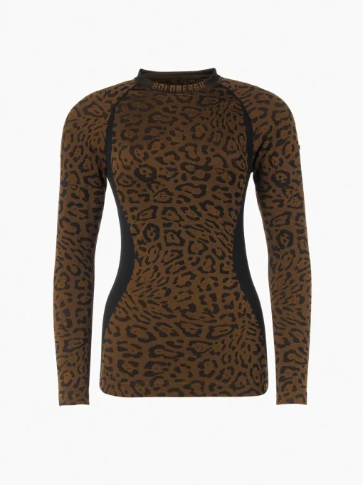 Goldbergh Feline Baselayer Long Sleeve Jaguar New