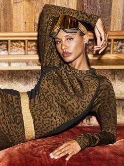 Goldbergh Feline Baselayer Long Sleeve Jaguar New