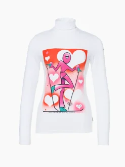Goldbergh FEMME Long Sleeve Turtleneck Tee white Sale