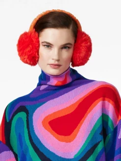Goldbergh FLUFFY Ear Warmers orange Clearance