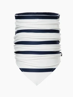 Goldbergh FLUIDE Neckwarmer breton stripe cream/blue Best