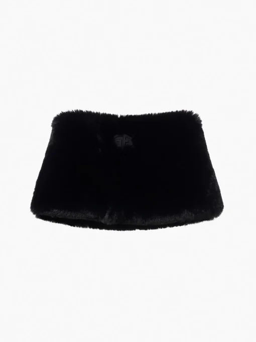 Goldbergh FROST Fluffy Collar black Discount