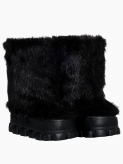 Goldbergh Fun Fur Snowboot Black