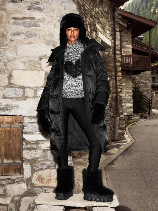Goldbergh Fun Fur Snowboot Black