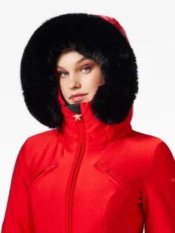Goldbergh GLISSER FAUX BORDER Ski Suit flame Online