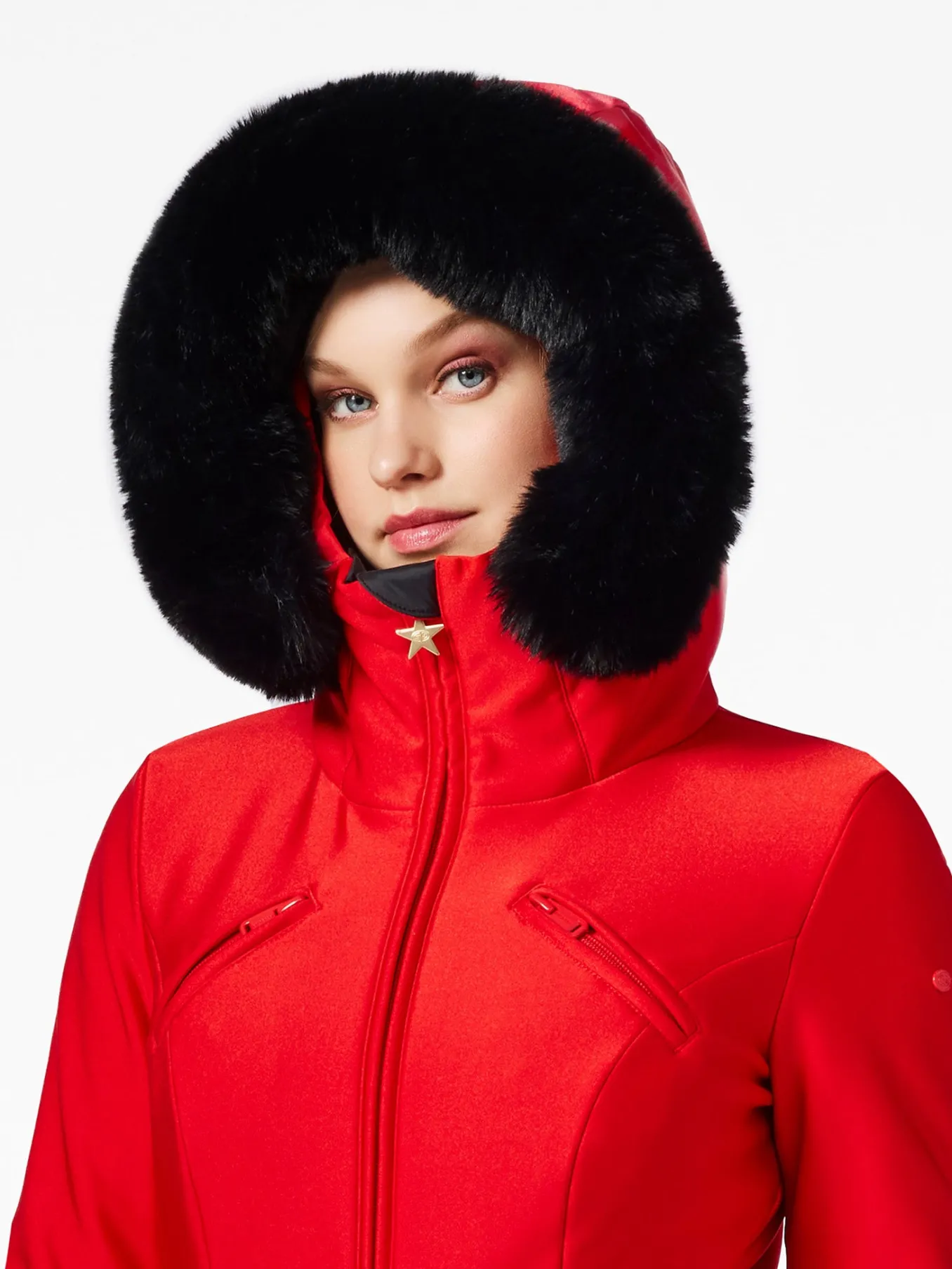 Goldbergh GLISSER FAUX BORDER Ski Suit flame Online