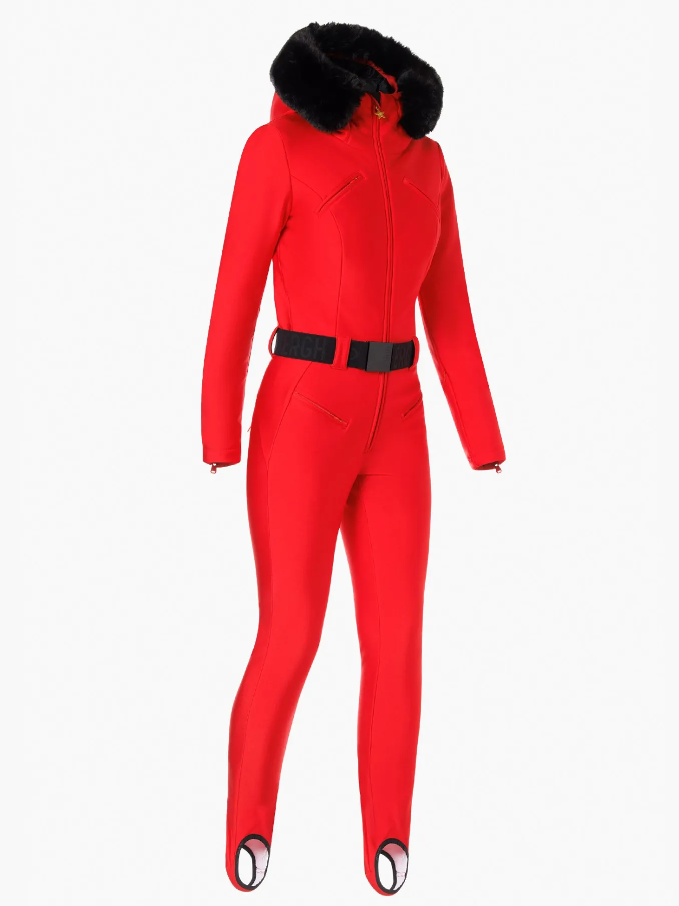 Goldbergh GLISSER FAUX BORDER Ski Suit flame Online