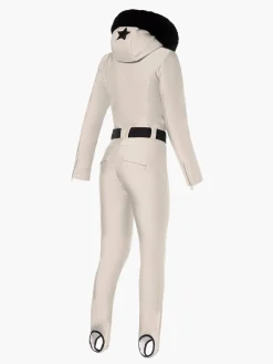 Goldbergh GLISSER FAUX BORDER Ski Suit champagne New