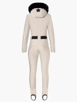 Goldbergh GLISSER FAUX BORDER Ski Suit champagne New