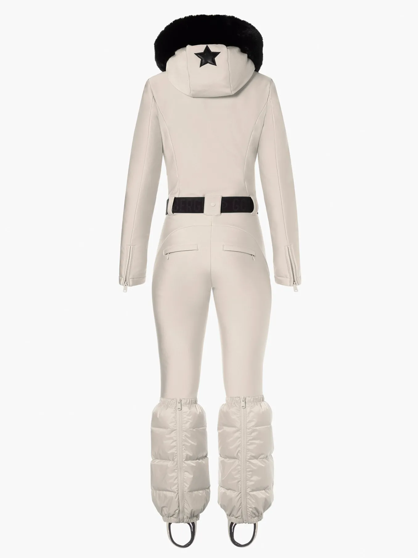 Goldbergh GLISSER FAUX BORDER Ski Suit champagne New