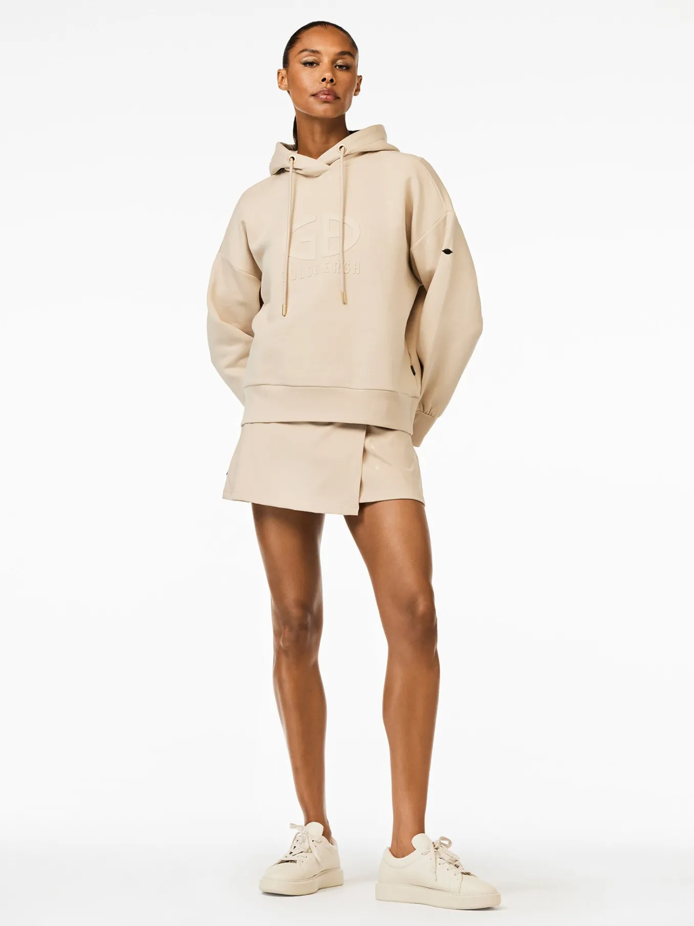 Goldbergh HARVARD Hoodie white sand Online