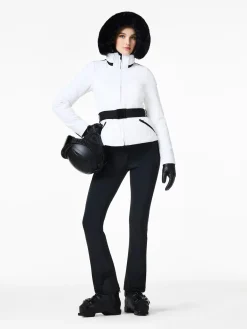 Goldbergh Hida Faux Border Ski Jacket White